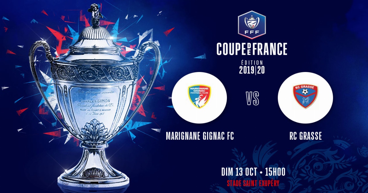 Le Racing se déplacera à Marignane-Gignac au 5e tour de la Coupe de France