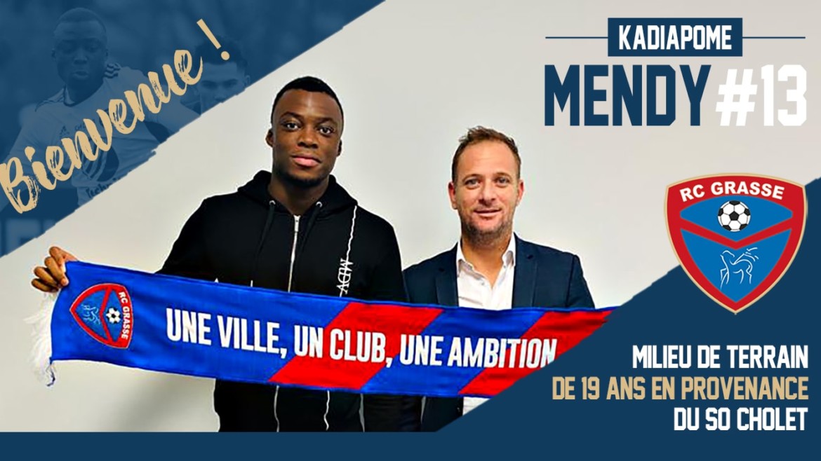 Kadiapome Mendy signe au Racing Club de Grasse (officiel)