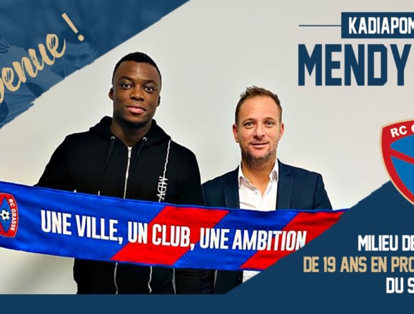 Kadiapome Mendy signe au Racing Club de Grasse (officiel)