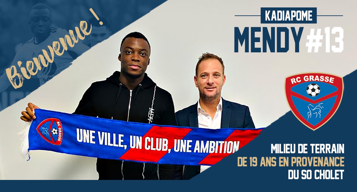 Kadiapome Mendy signe au Racing Club de Grasse (officiel)