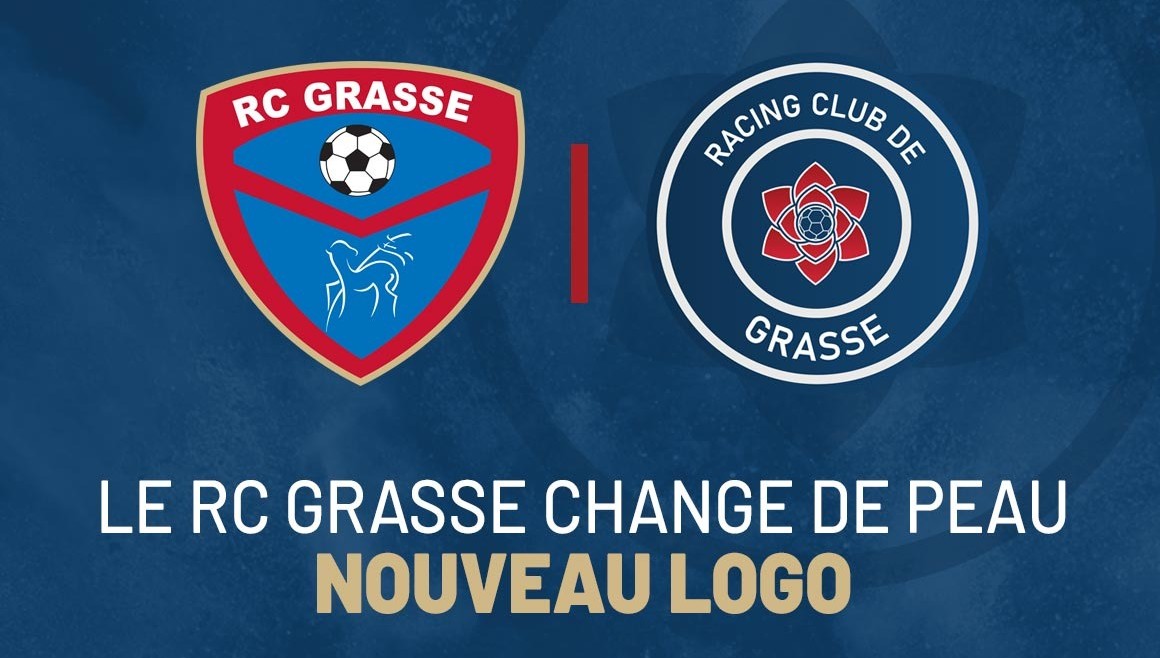 Le RC Grasse change de peau avec un nouveau logo