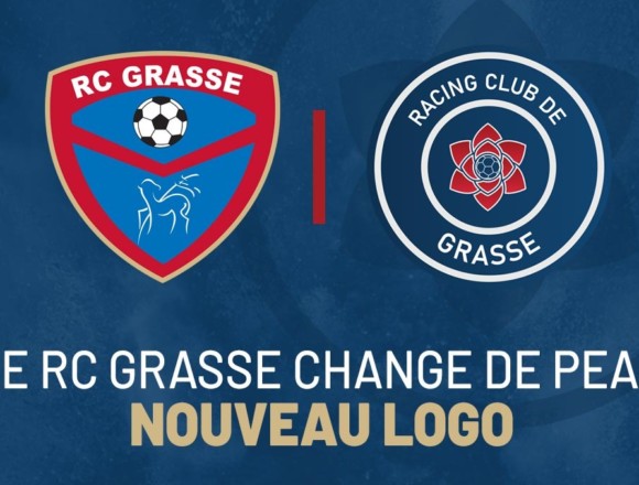 Le RC Grasse change de peau avec un nouveau logo