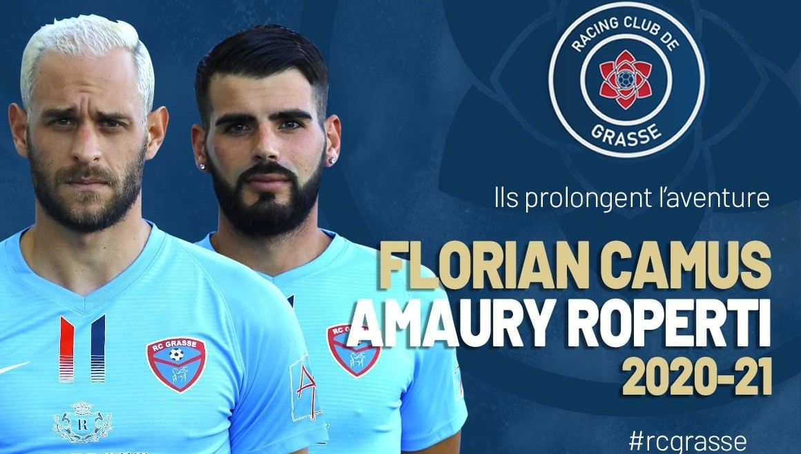 N2 : Florian Camus et Amaury Roperti prolongent avec le RC Grasse