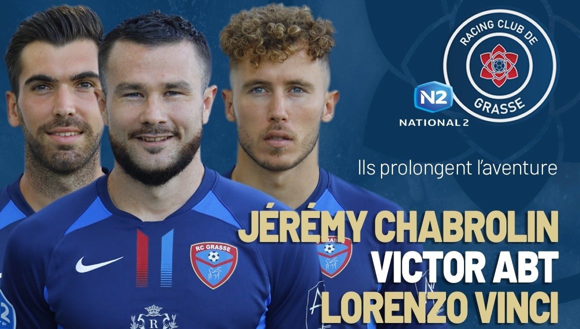 N2 : Lorenzo Vinci, Victor Abt et Jérémy Chabrolin seront grassois l’an prochain