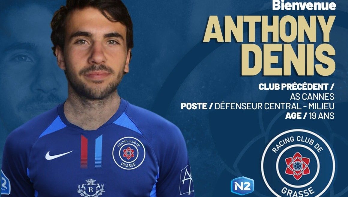 Anthony Denis signe au RC Grasse (officiel)