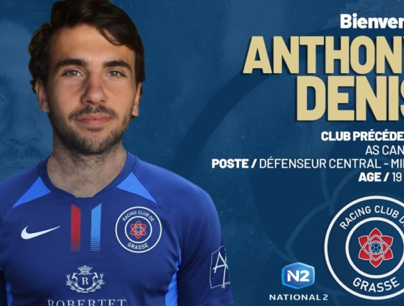 Anthony Denis signe au RC Grasse (officiel)