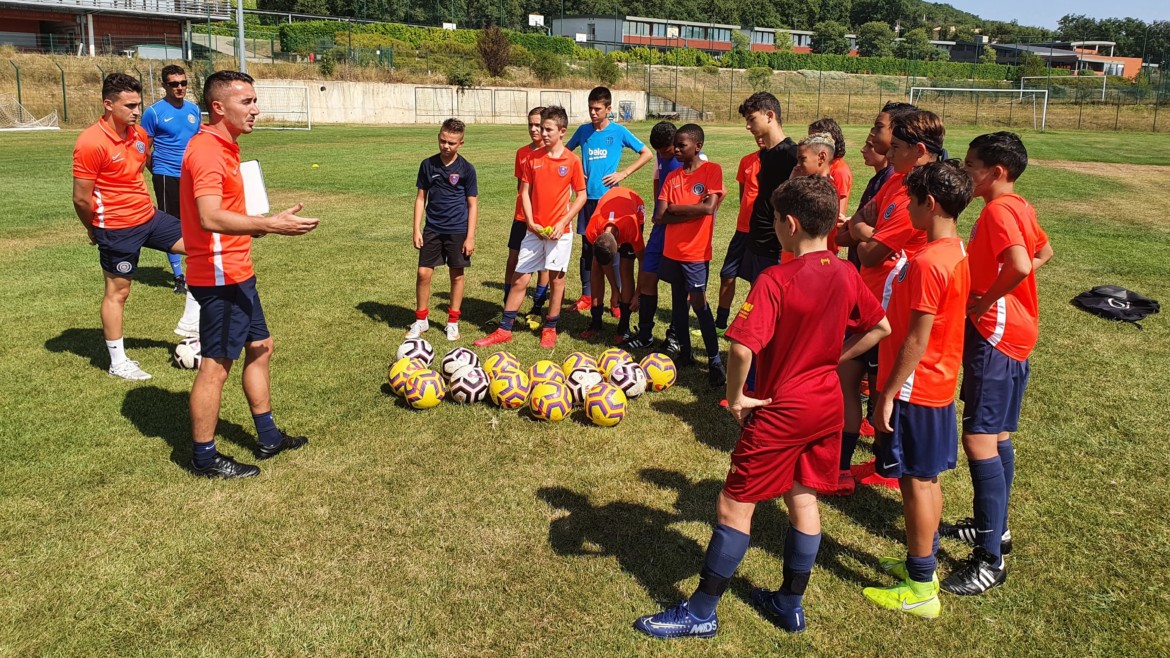 Les U14 R d’Adrien Enguent en stage de pré-saison à Saint-Vallier-de-Thiey