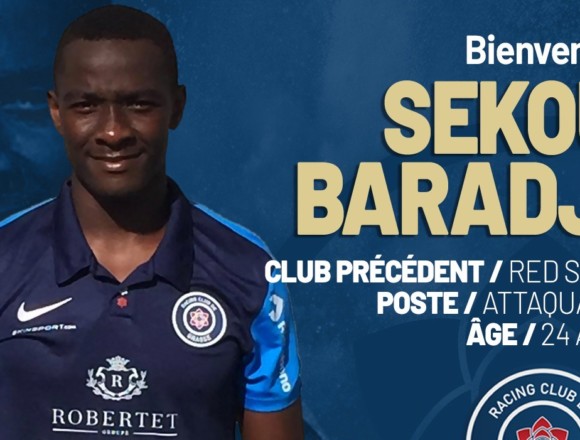 Sekou Baradji (Red Star) signe au RC Grasse