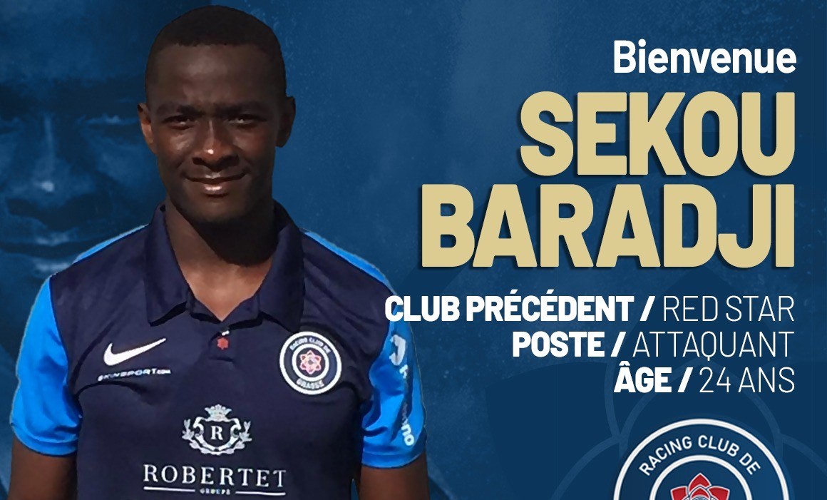 Sekou Baradji (Red Star) signe au RC Grasse