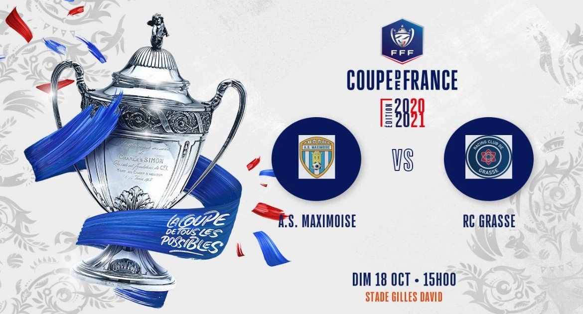 Coupe de France (5e tour) : Le RC Grasse affrontera l’AS Maximoise