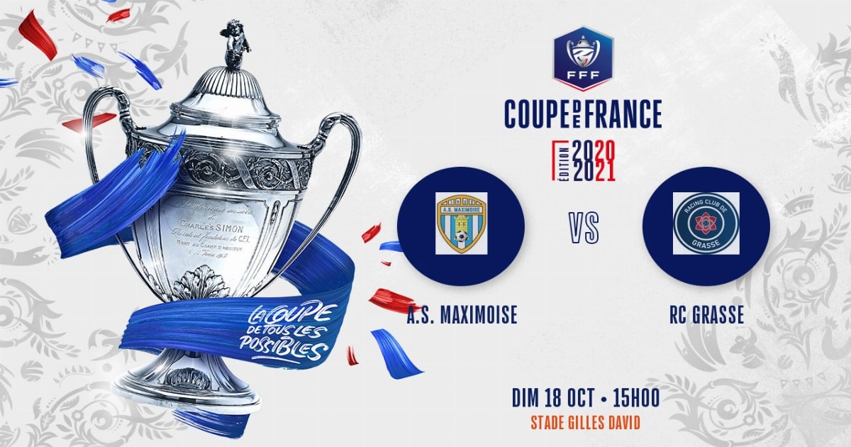 Coupe de France (5e tour) : Le RC Grasse affrontera l’AS Maximoise