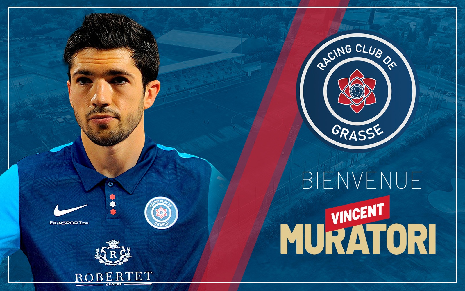 Vincent Muratori signe au RC Grasse
