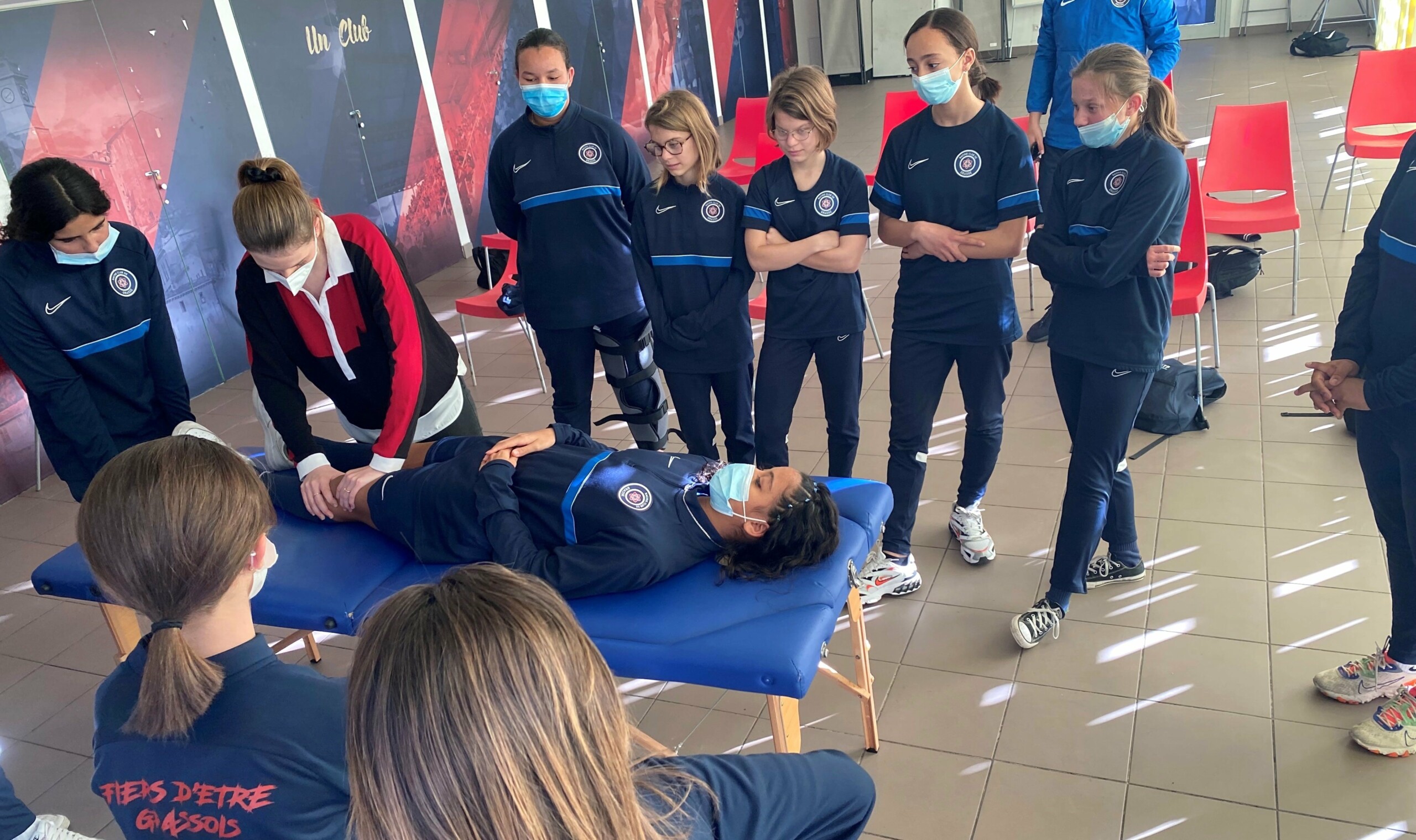 P.E.F : Le combiné foot/santé présent au RC Grasse