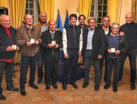 Six dirigeants historiques du RC Pays de Grasse honorés
