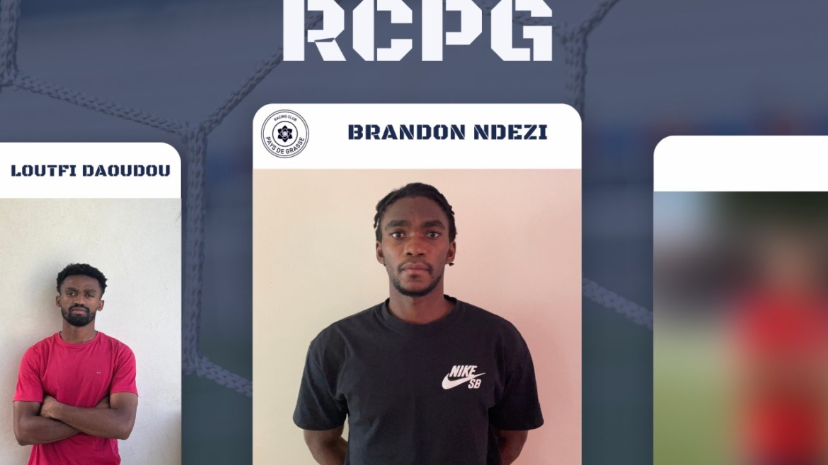 Communiqué : Brandon Ndezi s’engage avec le RC Pays de Grasse