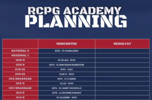 PLANNING RCPG 16/09