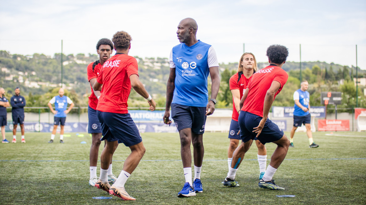 Franck Biyamou, coach des U15R et préparateur physique de la N2  « Soyez à l’écoute afin de grandir et devenir meilleurs demain. « 